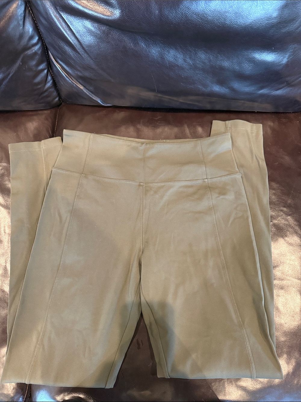 Athleta Olive High-Rise Performance Leggings